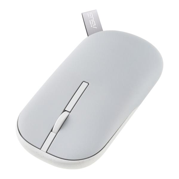 ASUS MD100 Lite/ Cestovná/ Optická/ 1 600 DPI/ USB+BT/ Sivá 