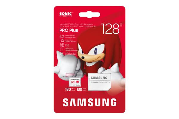 Samsung micro SDXC 128GB PRO plus Sonic + SD/ micro SDXC/ 128GB/ UHS-I U3 / Class 10/ + Adaptér/ Biela 