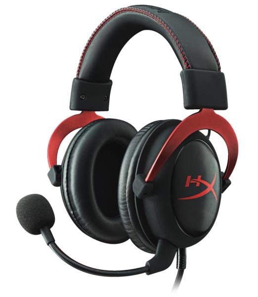 HyperX Cloud II - Pro herní headset červený
