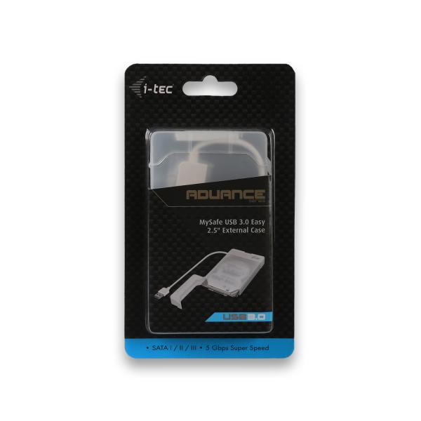 i-tec MYSAFE Easy 2, 5" USB 3.0 Black 