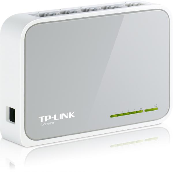 TP-Link TL-SF1005D 5x 10/ 100Mbps Desktop Switch 