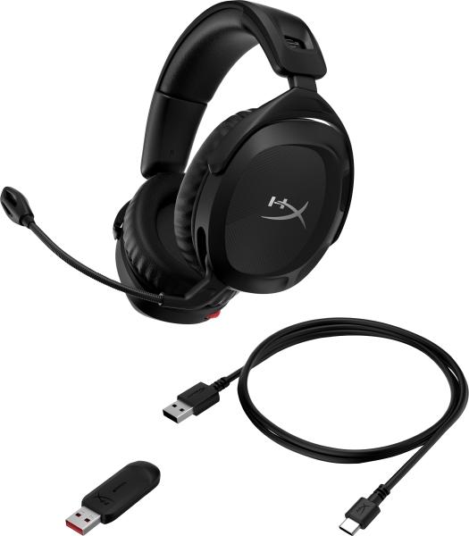 HyperX Cloud Stinger 2/ Stereo/ ANC/ USB/ Bezdrať/ Čierna 