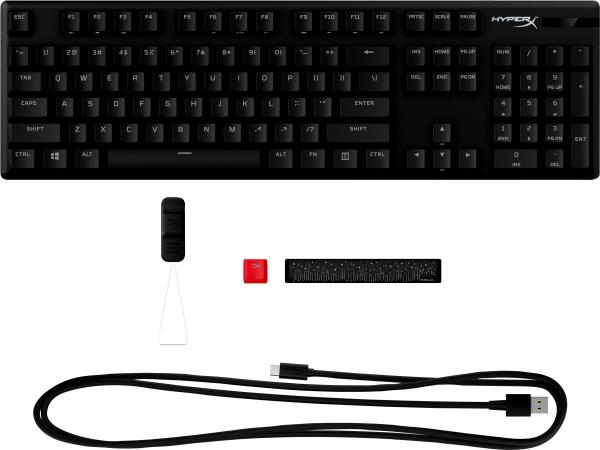 HyperX Alloy Origins PBT/ Drôtová USB/ US layout/ Čierna 