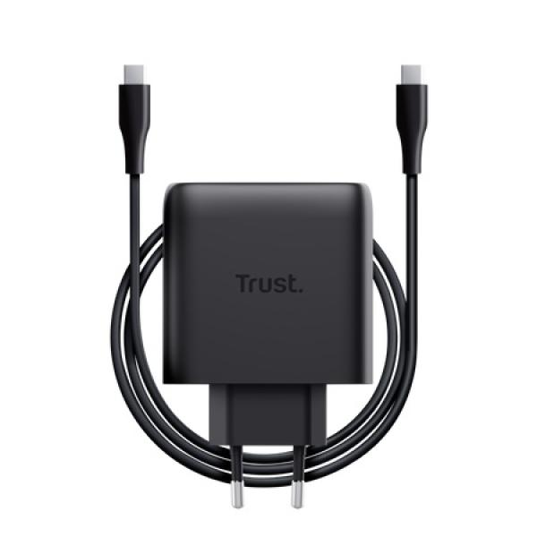 TRUST MAXO 65W USB-C GAN CHARGER BLACK 