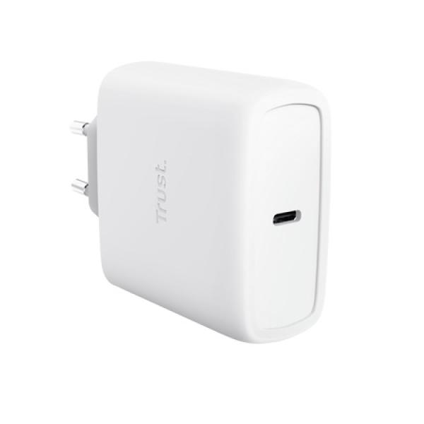 TRUSt MAXO 65W USB-C GAN CHARGER WHITE 