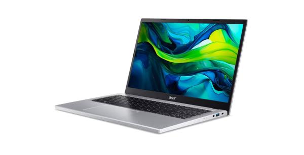 Acer Aspire Go 15/ AG15-31P-C1G2/ N100/ 15, 6"/ FHD/ 4GB/ 128GB UFS/ UHD/ W11S/ Silver/ 2R 