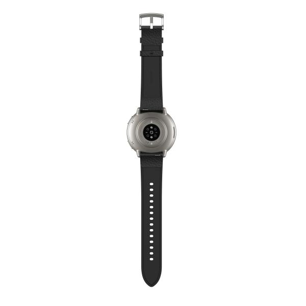 Amazfit Active 2 Round NFC/ Silver/ Elegant Band/ Black Leather 