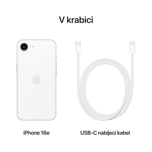 Apple iPhone 16e/ 128GB/ White 