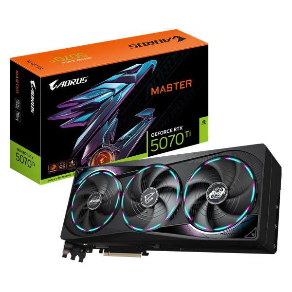 GIGABYTE AORUS GeForce RTX 5070 Ti MASTER/ 16GB/ GDDR7 