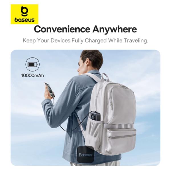 Baseus Powerbanka OS Free2Pull 10000mAh 30W čierna 