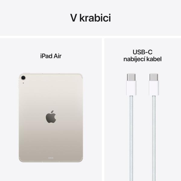 Apple iPad Air 11"/ (M3) Wi-Fi + Cellular/ 10, 86"/ 2360x1640/ 8GB/ 1TB/ iPadOS18/ Starlight 