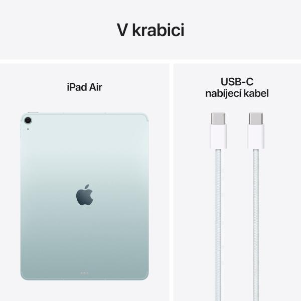 Apple iPad Air 13"/ (M3) Wi-Fi + Cellular/ 12, 9"/ 2732x2048/ 8GB/ 256GB/ iPadOS18/ Blue 