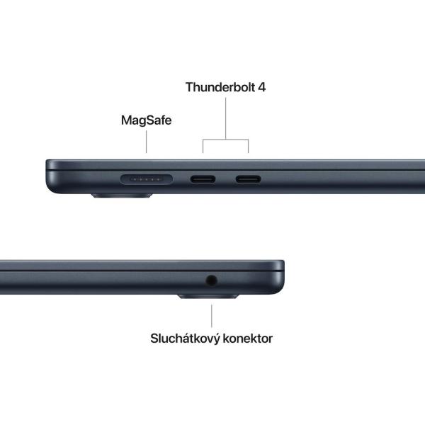 Apple MacBook Air 15"/ M4/ 15, 3"/ 2880x1864/ 16GB/ 512GB SSD/ M4/ Sequoia/ Midnight/ 1R 