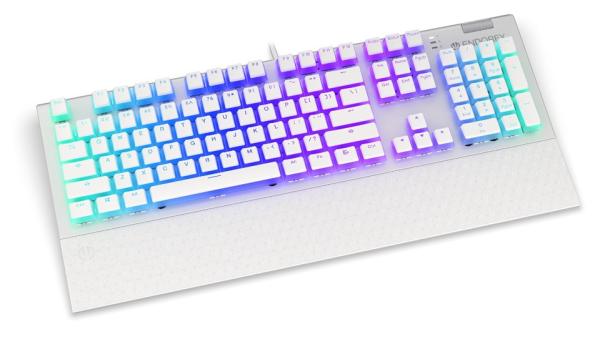 Endorfy Omnis Pudding Brown/ Drôtové USB-A/ US layout/ Biela 