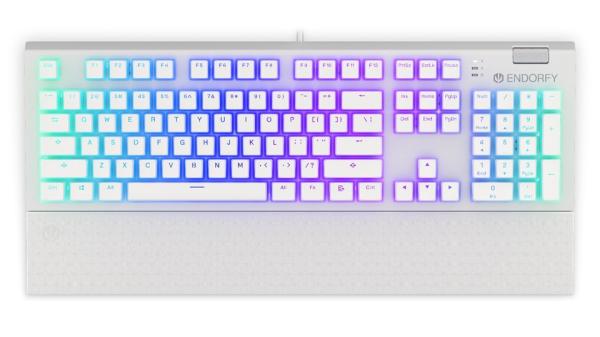 Endorfy Omnis Pudding Brown/ Drôtové USB-A/ US layout/ Biela 