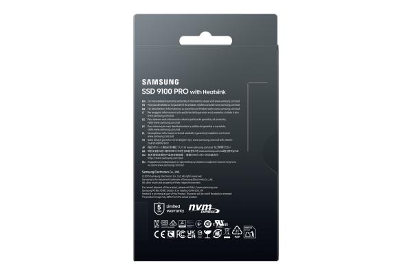 Samsung 9100 PRO/ 2TB/ SSD/ M.2 NVMe/ Čierna/ Heatsink/ 5R 