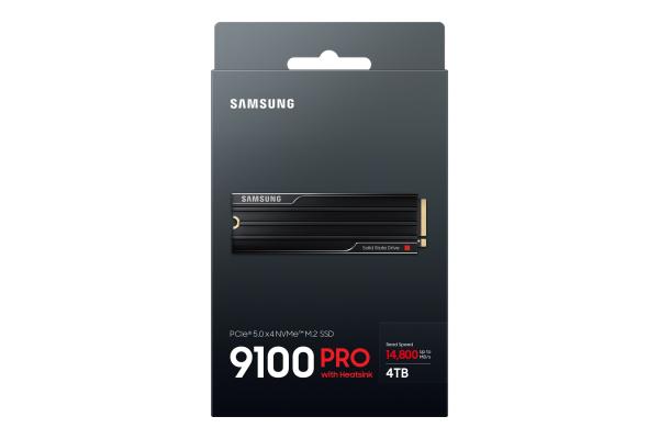 Samsung 9100 PRO/ 4TB/ SSD/ M.2 NVMe/ Čierna/ Heatsink/ 5R 