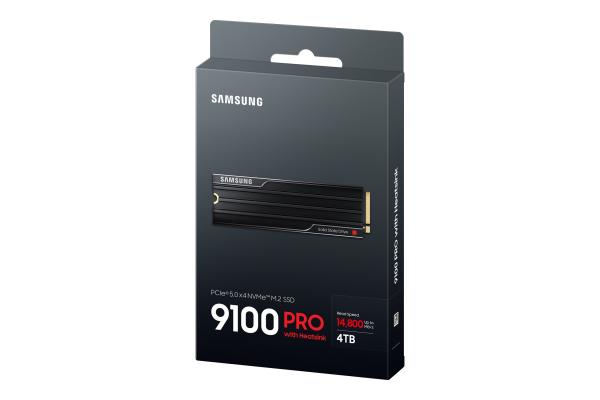 Samsung 9100 PRO/ 4TB/ SSD/ M.2 NVMe/ Čierna/ Heatsink/ 5R 