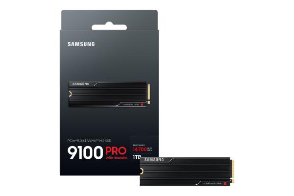 Samsung 9100 PRO/ 1TB/ SSD/ M.2 NVMe/ Čierna/ Heatsink/ 5R 