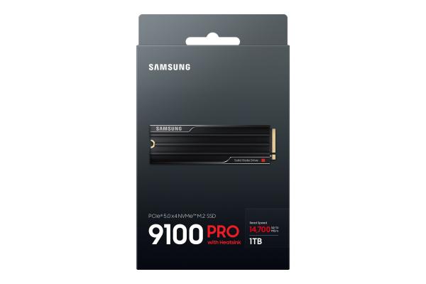 Samsung 9100 PRO/ 1TB/ SSD/ M.2 NVMe/ Čierna/ Heatsink/ 5R 