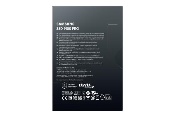 Samsung 9100 PRO/ 1TB/ SSD/ M.2 NVMe/ Čierna/ 5R 
