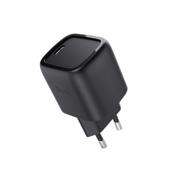 TRUSt MAXO 30W USB-C GAN CHARGER BLACK 