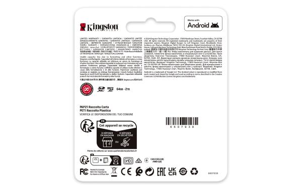 Kingston Canvas Go Plus A2/ Micro SDXC/ 256GB/ UHS-I U3 / Class 10 