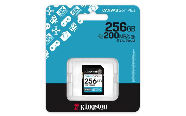 Kingston Canvas Go Plus/ SDXC/ 256 GB/ UHS-I U3 / Class 10 