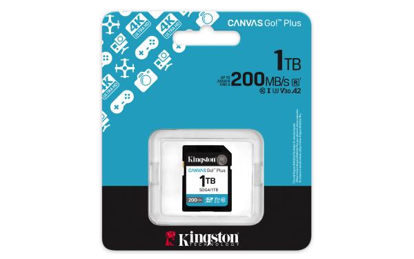 Kingston Canvas Go Plus/ SDXC/ 1TB/ UHS-I U3 / Class 10 
