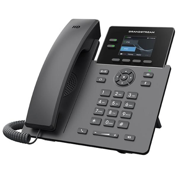 Grandstream GRP2610P SIP telefón, 2 linky, 8 VPK, farebný LCD, 2 SIP účty, PoE 