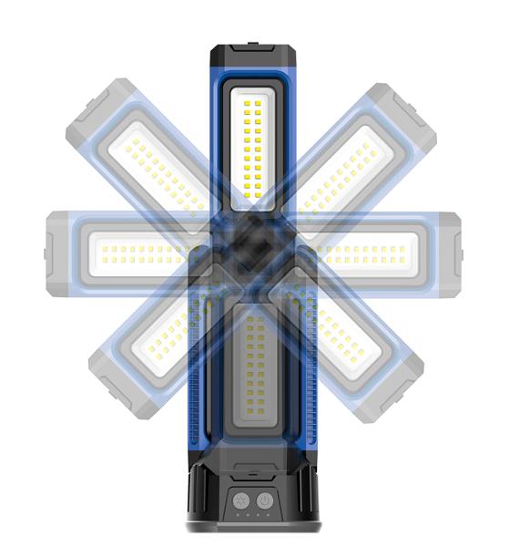 Pracovné svetlo Viking B69573/ 4500lm (vysoká)/ 4000mAh/ zdroj SMD/ IPX4/ IK07 