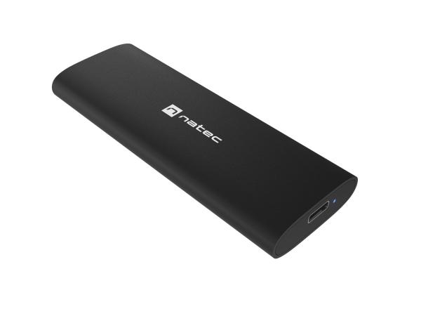 Externý box pre SSD Natec RHINO M.2 NVME LITE USB-C 3.1 GEN2, hliníkové telo 
