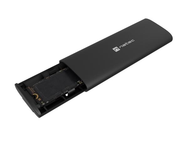 Externý box pre SSD Natec RHINO M.2 NVME LITE USB-C 3.1 GEN2, hliníkové telo 