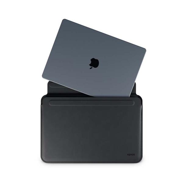 Epico Uni Leather Sleeve 14&quot;&quot; Laptops - čierna 