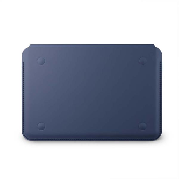 Epico Uni Leather Sleeve 14&quot;&quot; Laptops - tmavo modrá 