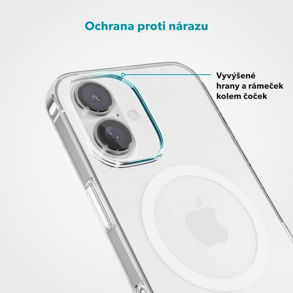 Epico Mag+ Hero kryt iPhone 16 - transparentný 