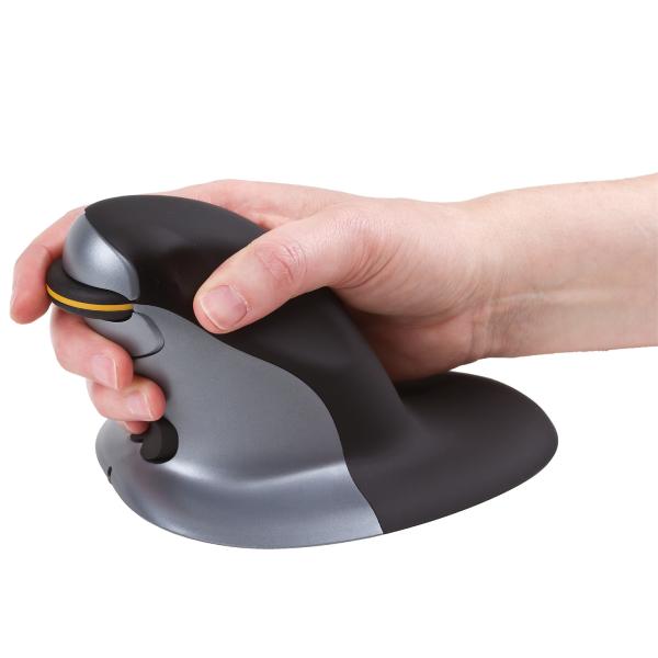 Fellowes Penguin Vertical Ergonomic Mouse,  veľkosť 1, 5 mm,  w.M,  bezdrôtové pripojenie 