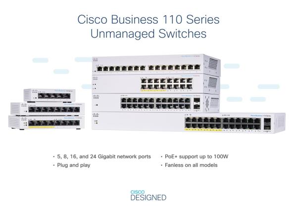 Cisco CBS110-8T-D-EU 