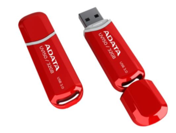 ADATA UV150/ 32GB/ USB 3.0/ USB-A/ Červená