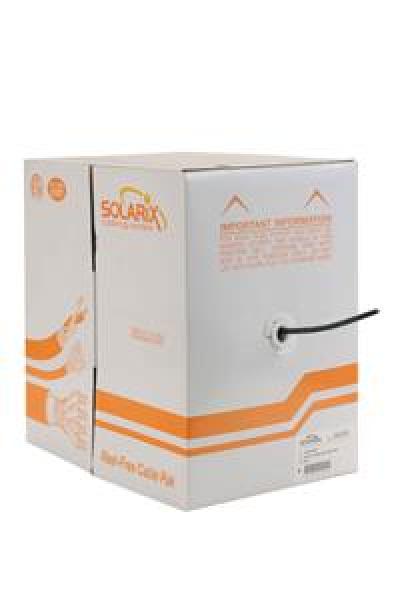 Venkovní inst. kabel Solarix CAT5e FTP PE 305m/ box