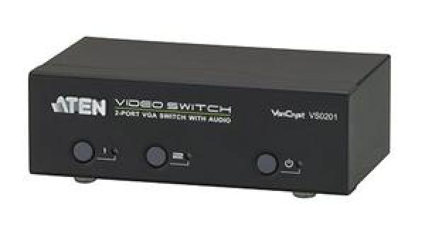 ATEN 2-port VGA Video/ Audio prepínač