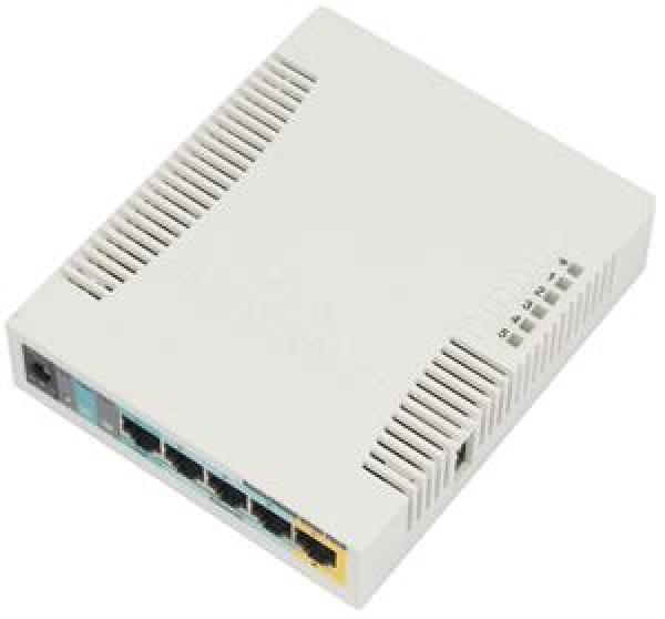 Mikrotik RB951Ui-2HnD, 600MHz, 128MB RAM, RouterOS L4