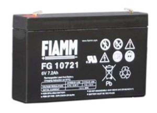 Fiamm olovená batéria FG10721 6V/ 7, 2Ah