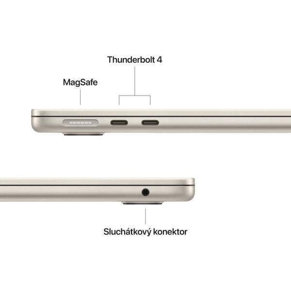 Apple MacBook Air 13"/ M4/ 13, 6"/ 2560x1664/ 16GB/ 512GB SSD/ M4/ Sequoia/ Starlight/ 1R 