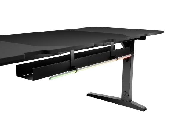 Herný stôl Genesis HOLM MODULAR 160 ROHOVÝ, RGB 