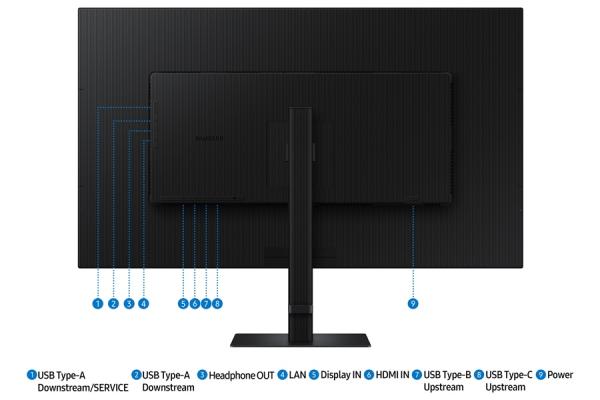 Samsung ViewFinity S8/ LS37D800UAUXEN/ 37"/ VA/ 4K UHD/ 60Hz/ 5ms/ Black/ 3R 