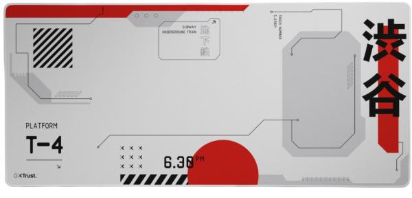 TRUST GXT759 XXL MÚSEPAD – JAPAN WHITE 