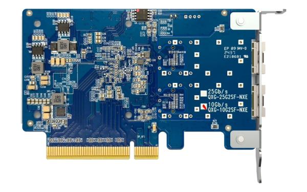 QNAP QXG-10G2SF-NXE - 2x 10GbE SFP+, low-profile, PCIe Gen3 x8 