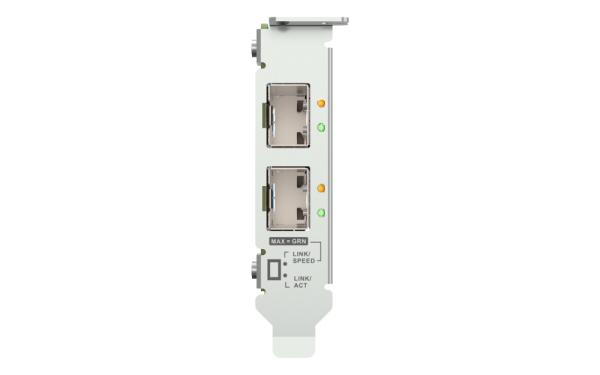 QNAP QXG-10G2SF-NXE - 2x 10GbE SFP+, low-profile, PCIe Gen3 x8 