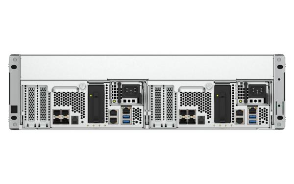 QNAP ES1686dc-R2-2142IT-96G (Duálny radič, 2x Xeon, 2x 48GB RAM, 16x 3, 5" SAS, 6x GbE, 8x 10Gb SFP+) 